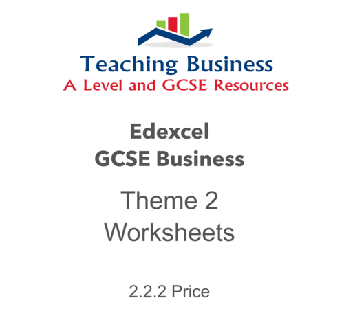 2.2.2 Price Worksheet