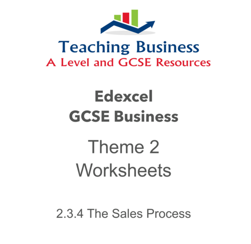 2.3.4 The Sales Process Worksheet