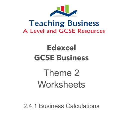 2.4.1 Business Calculations Worksheet