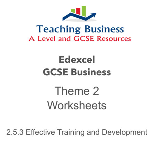 2.5.3 Effective Training and Development Worksheet