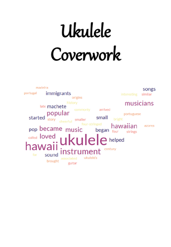 Ukulele coverwork