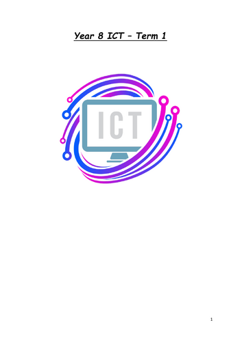 Key Stage 3 ICT Workbook (Sept 26 UPDATED)