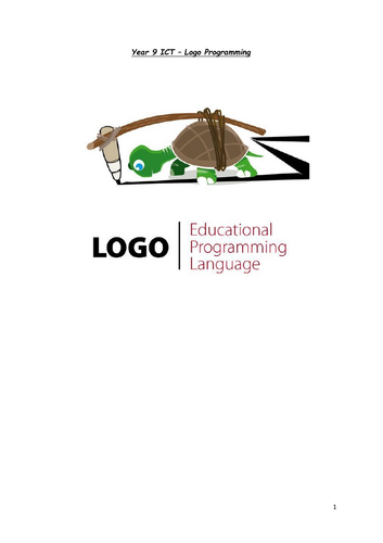 Logo Programming Work booklet