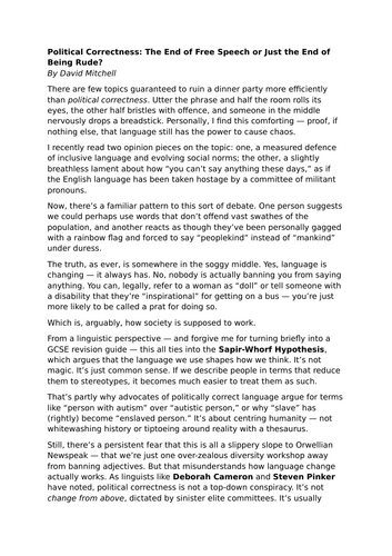 June 2018 - PC Language model articles - AQA A-Level English Language