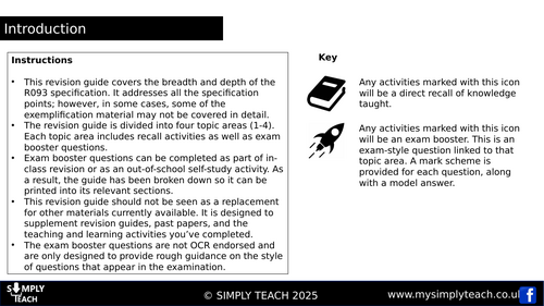 R093 Revision guide (SAMPLE)