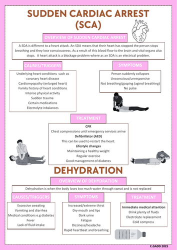 R180- Sports Injuries TA5 Revision (Posters)