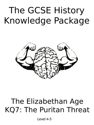 The Elizabethan Age KQ7: The Puritan Threat