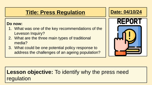Press Regulation