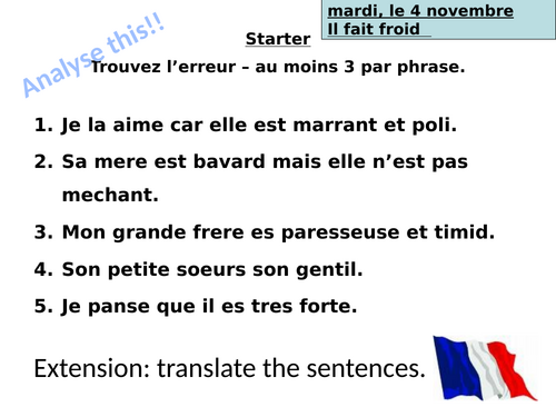 Common mistakes starter