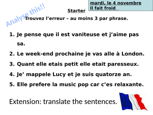 Common mistakes starter