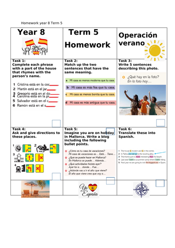 Homework sheet Viva 2 Module 5