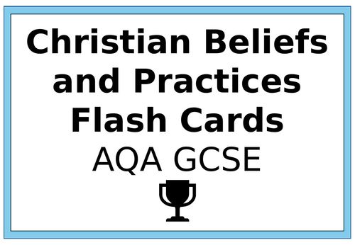 Religious Studies Emergency Revision Flash Cards – Beliefs and Practices (GCSE AQA)