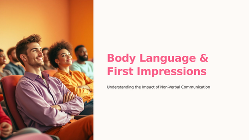 Assembly/Presentation - Body Language and First Impressions