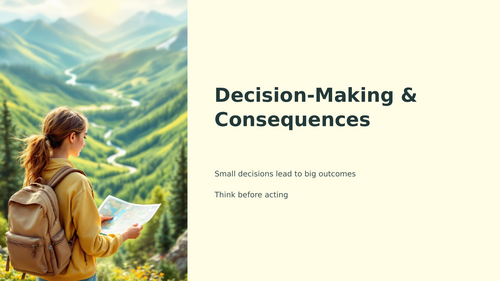 Assembly/Presentation - Decision Making and Consequences