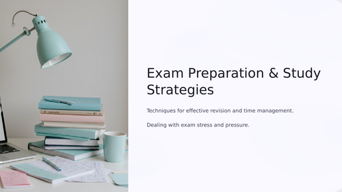 Assembly/Presentation - Exam Prep and Study Strategies