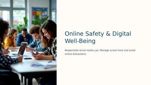 Assembly/Presentation - Online Safety and Digital Well Being