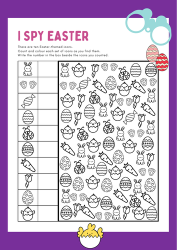 Easter Activity Pack – I Spy & Bingo Games for Kids!
