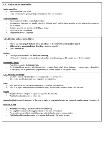 AQA GCSE PHSYICS TOPICS 5-8
