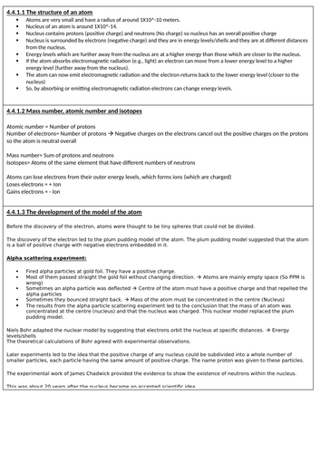 AQA GCSE PHYSICS TOPIC 4 NOTES