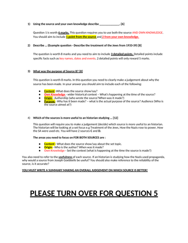 Step by Step guide to Germany In transition questions