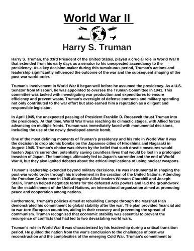 Harry S. Truman