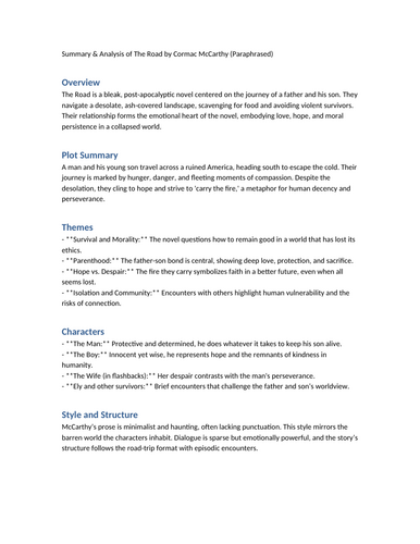 THE ROAD NANCY FOTHERINGHAM