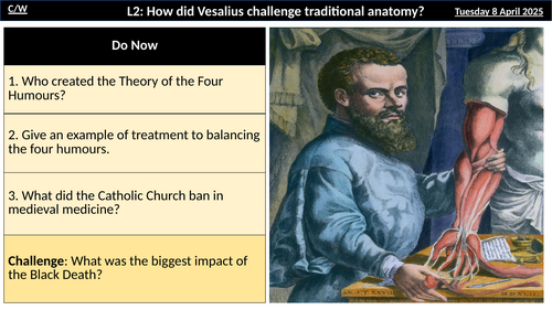 L2 – How did Vesalius challenge traditional anatomy?