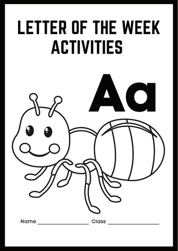 Alphabet Activity Pages: Letter Aa Worksheets for Kids – Fun Tracing, Coloring & Phonics Practice!