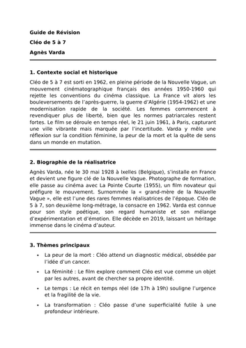 Cléo de 5 à 7 - Agnès Varda - Essential Guide