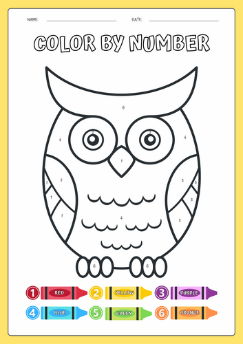 Learn Colors & Numbers with Colorful Illustrations