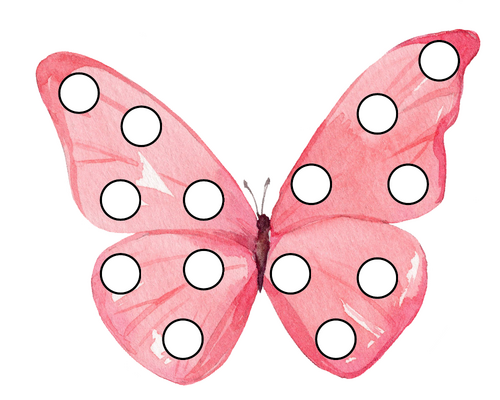 Butterfly Fine Motor Templates
