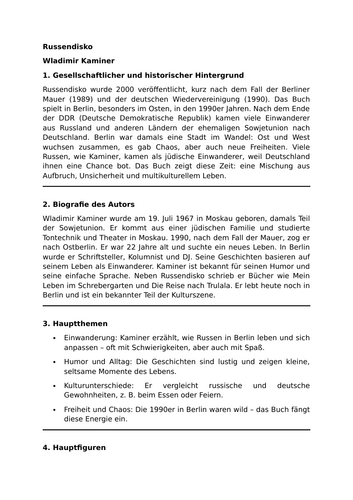 Russendisko - Wladimir Kaminer - Essential Guide