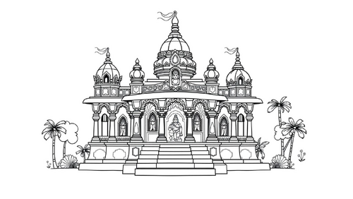 Hindu Themed Colouring for EYFS/KS1