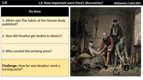 L3 – How Important Were Paré’s Discoveries?