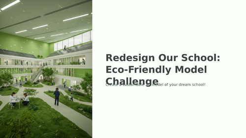 Build an Eco / Sustainable School