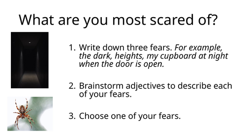 Fear Creative Writing