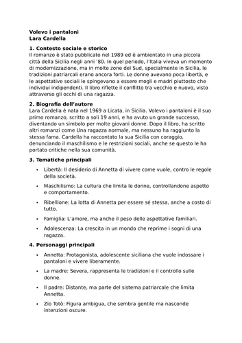 Volevo i pantaloni - Lara Cardella - Essential Guide