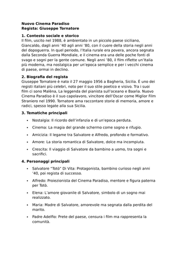 Nuovo Cinema Paradiso - Essential Guide