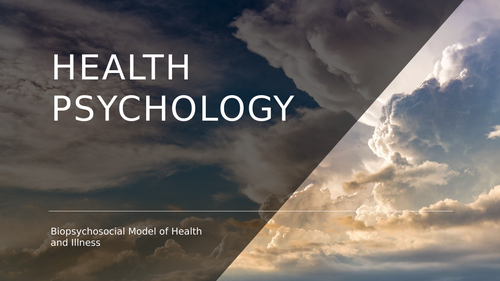 Biopsychosocial Model Health Psychology