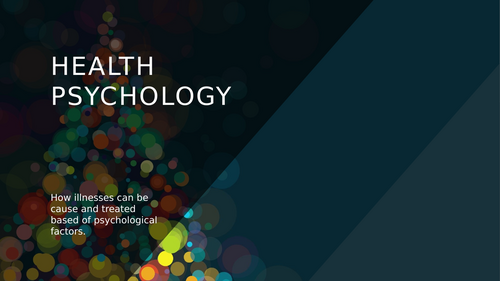 How Illness can be cause by psychological factors