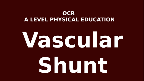 Vascular Shunt Mechanism