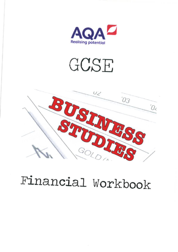 (I)GCSE Business Finance - Workbook