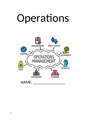 Operations Workbook