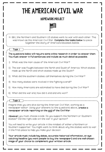 KS3 History Homework Tasks for Extended Learning