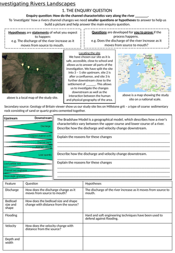 Rivers fieldwork booklet