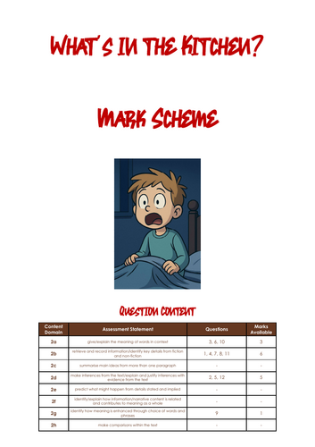What’s in the Kitchen? – KS2 Reading Text & Mini Test
