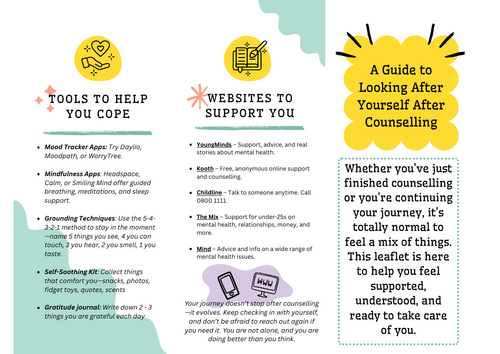 Post counselling support leaflet