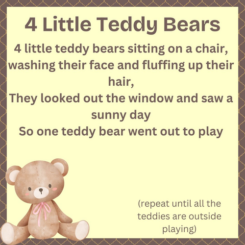 Counting Nursery Rhymes to send home