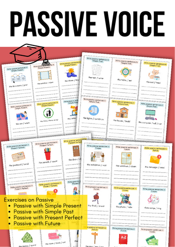 Passive Voice Worksheets | Grammar Activities and Exercises