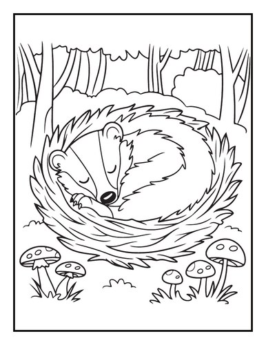 Cozy Animals Coloring Pages for Kids: 100 Printable Sheets PDF